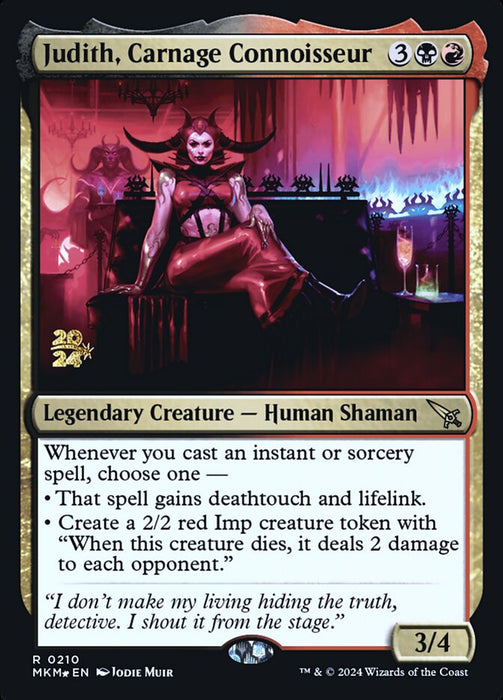 Judith, Carnage Connoisseur - Legendary (Foil)