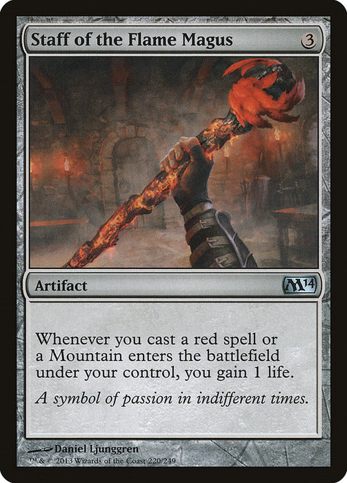 Staff of the Flame Magus  (Foil)