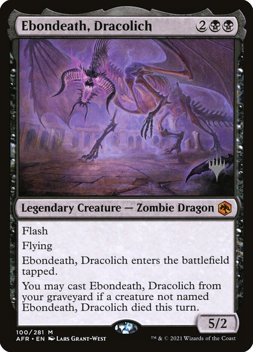 Ebondeath, Dracolich  - Legendary (Foil)