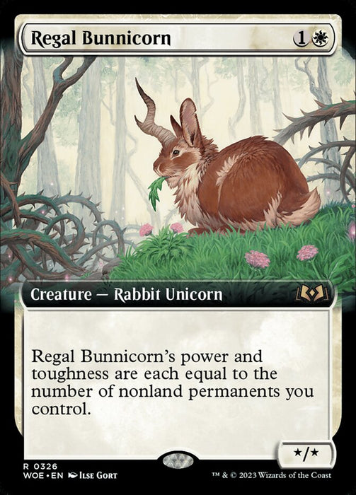 Regal Bunnicorn - Extended Art (Foil)