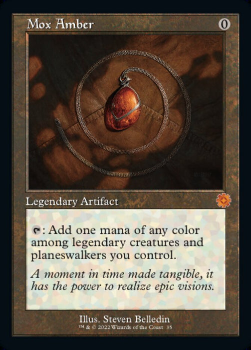 Mox Amber - Retro Frame (Foil)