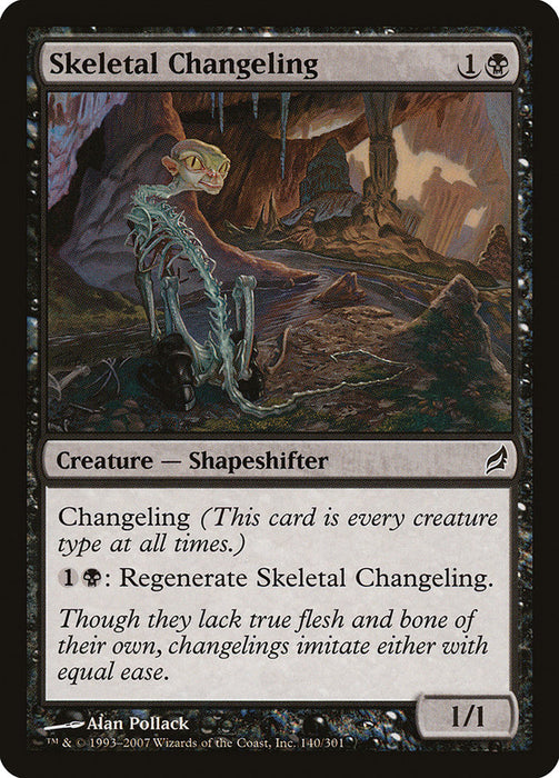 Skeletal Changeling  (Foil)