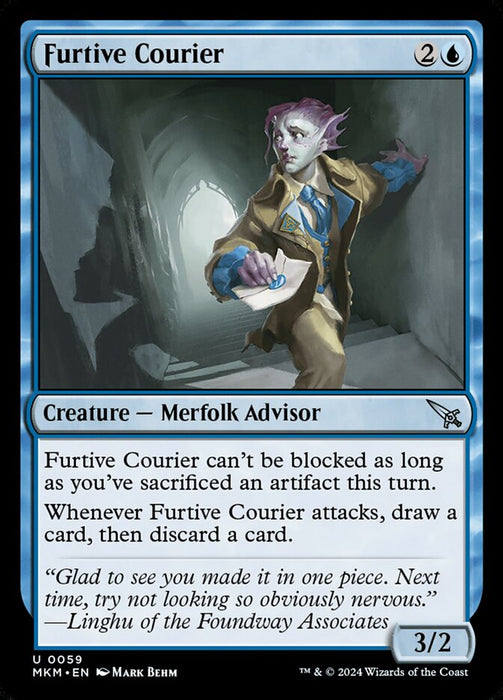 Furtive Courier (Foil)
