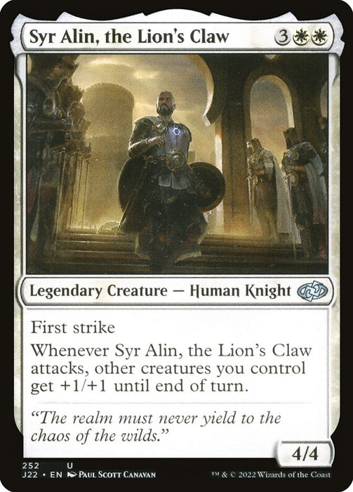 Syr Alin, the Lion's Claw - Legendary