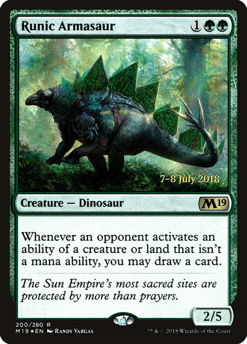 Runic Armasaur  (Foil)