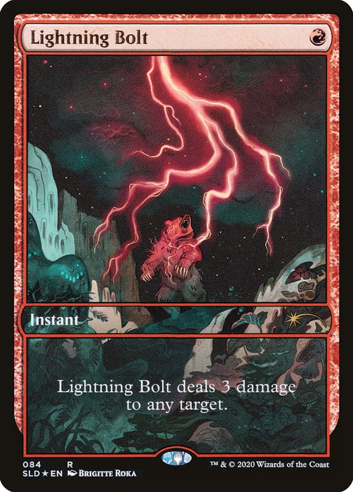 Lightning Bolt - Full Art - Inverted (Foil)