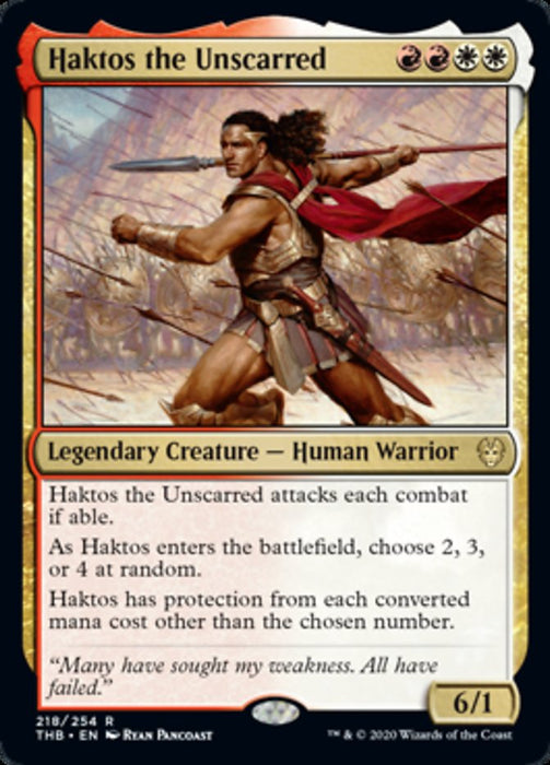 Haktos the Unscarred - Legendary