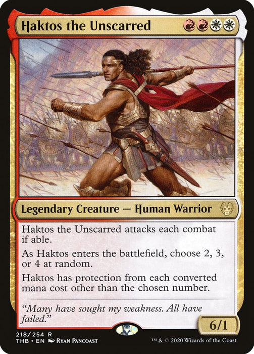 Haktos the Unscarred  - Legendary (Foil)