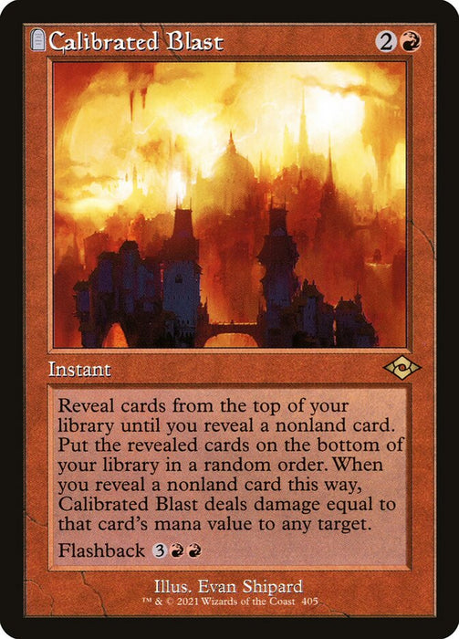 Calibrated Blast - Retro Frame  (Foil)