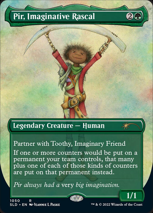 Pir, Imaginative Rascal - Borderless - Full Art - Legendary- Inverted