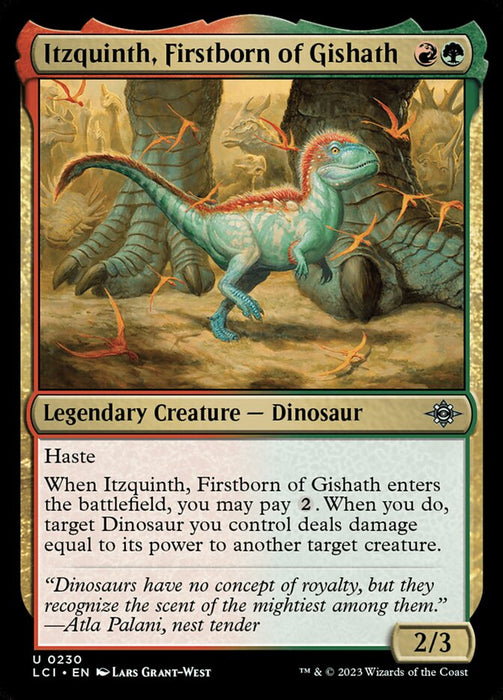 Itzquinth, Firstborn of Gishath - Legendary (Foil)