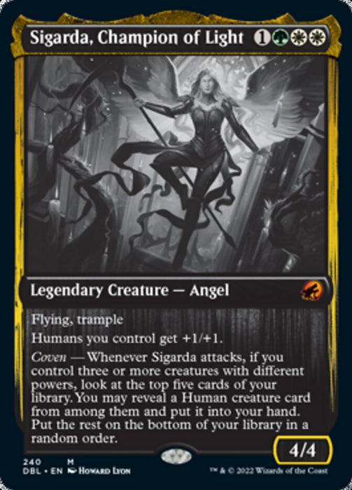 Sigarda, Champion of Light  - Legendary - Inverted (Foil)