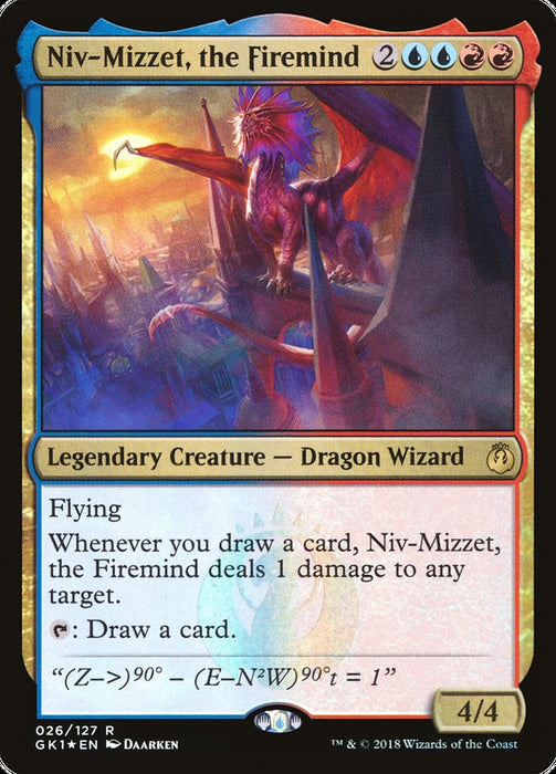 Niv-Mizzet, the Firemind  - Legendary (Foil)