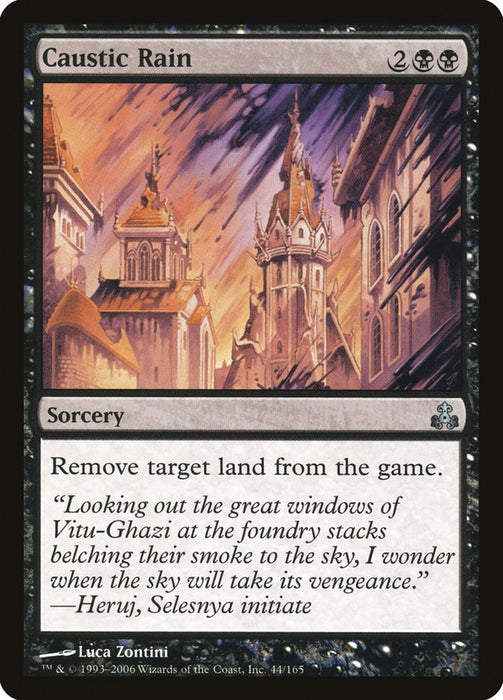 Caustic Rain  (Foil)