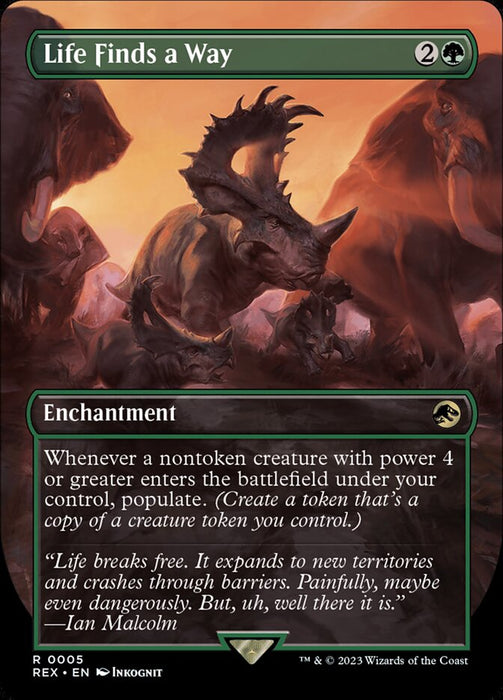 Life Finds a Way - Borderless (Foil)