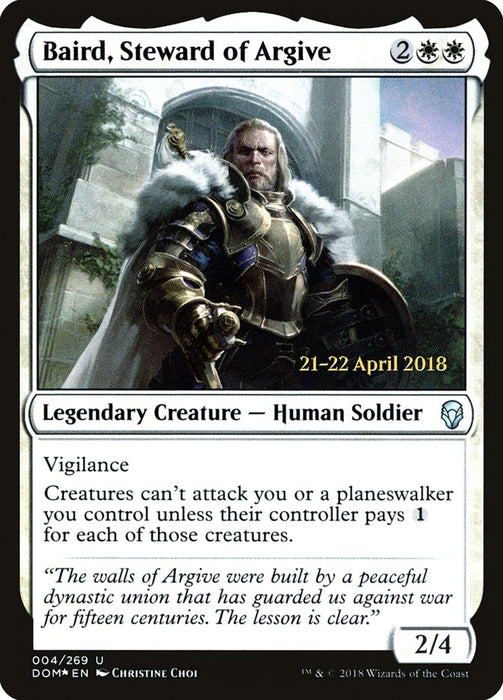 Baird, Steward of Argive  - Legendary (Foil)