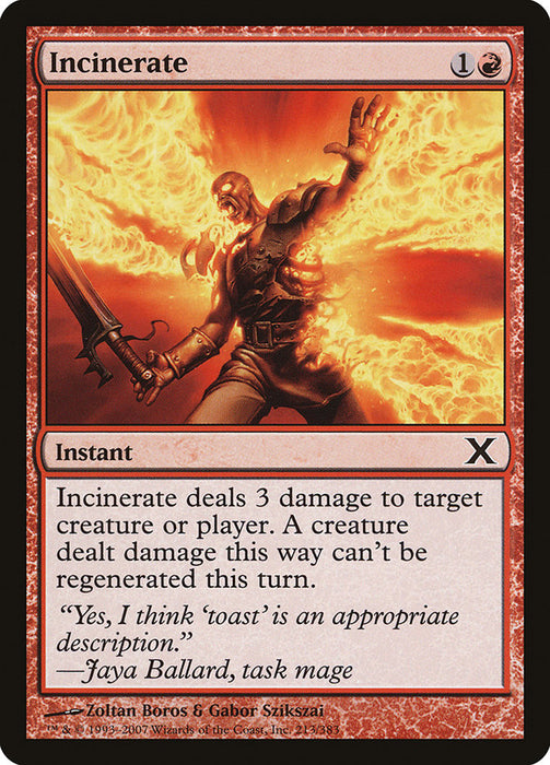Incinerate  (Foil)