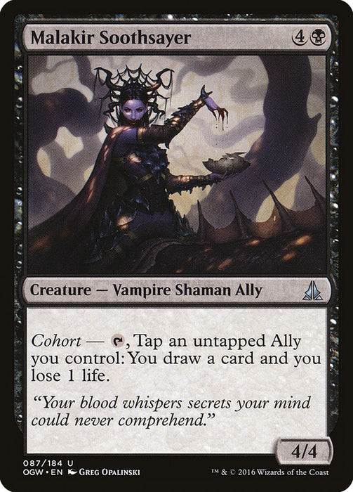 Malakir Soothsayer  (Foil)