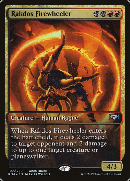 Rakdos Firewheeler - Full Art  (Foil)