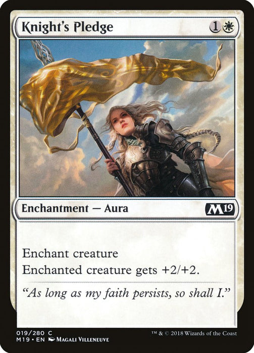 Knight's Pledge  (Foil)
