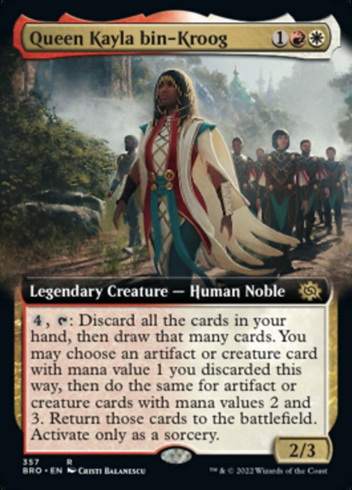 Queen Kayla bin-Kroog - Legendary- Extended Art