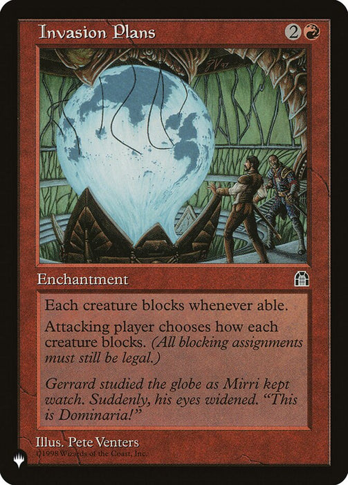 Invasion Plans - Retro Frame