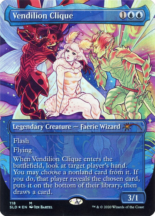 Vendilion Clique - Borderless - Full Art - Legendary- Inverted (Foil)
