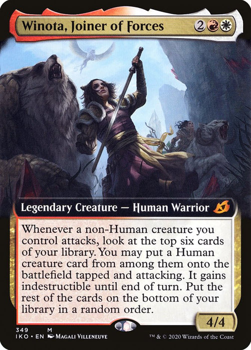 Winota, Joiner of Forces  - Legendary - Extended Art (Foil)