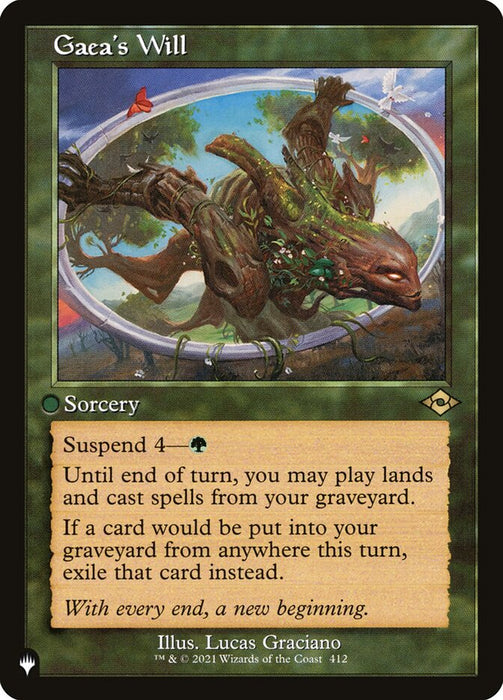 Gaea's Will - Retro Frame