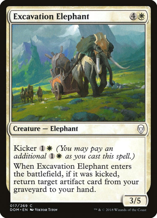 Excavation Elephant  (Foil)