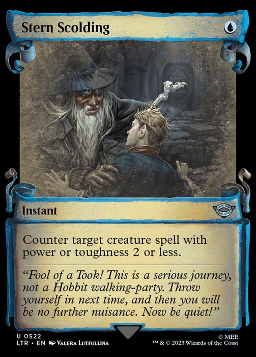 Stern Scolding - Showcase (Foil)