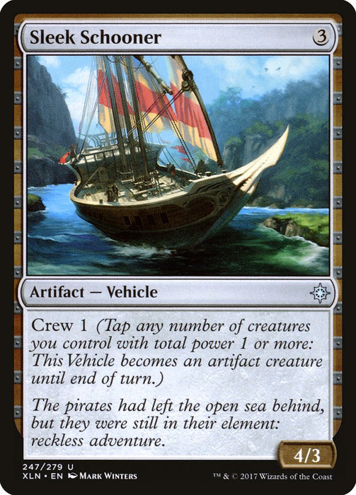 Sleek Schooner  (Foil)