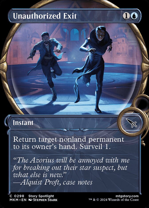 Unauthorized Exit - Showcase- Inverted (Foil)