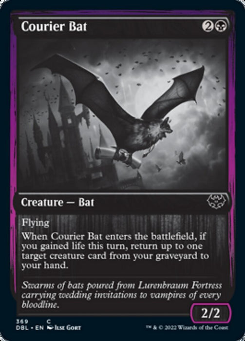 Courier Bat  - Inverted
