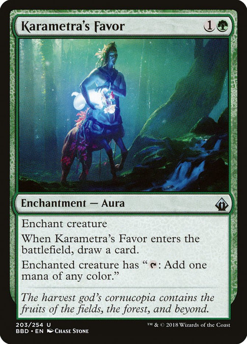 Karametra's Favor  (Foil)