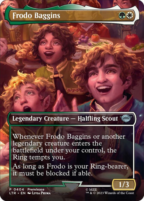 Frodo Baggins - Borderless - Legendary- Inverted (Foil)