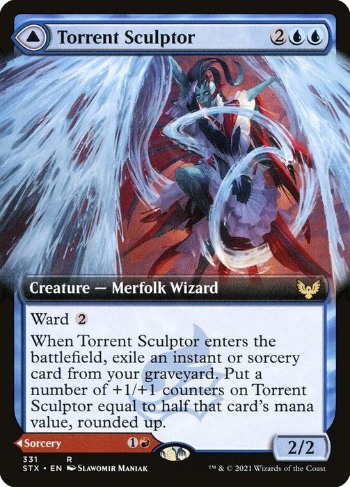 Torrent Sculptor // Flamethrower Sonata  - Extended Art (Foil)