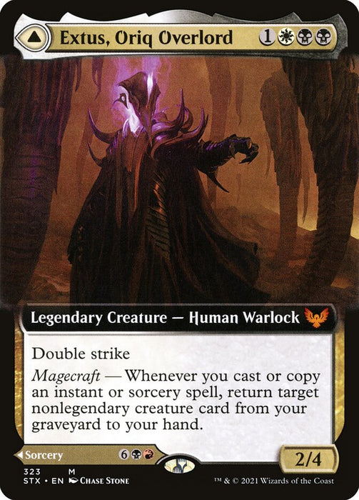 Extus, Oriq Overlord // Awaken the Blood Avatar  - Legendary - Extended Art (Foil)