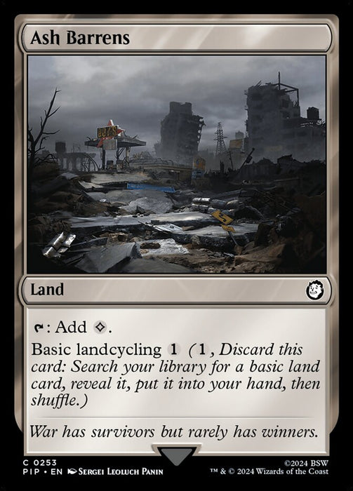 Ash Barrens (Foil)
