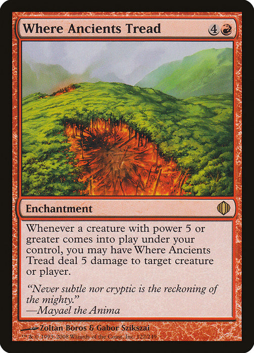 Where Ancients Tread  (Foil)