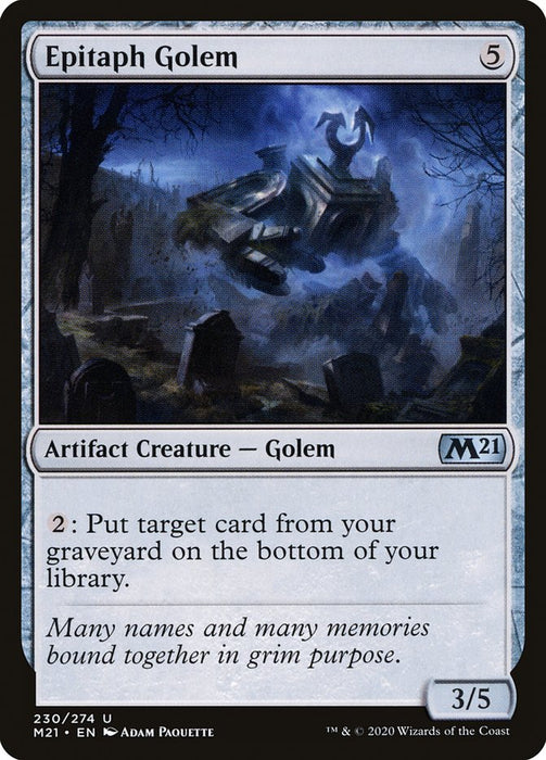 Epitaph Golem  (Foil)