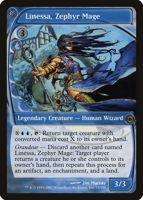 Linessa, Zephyr Mage  (Foil)