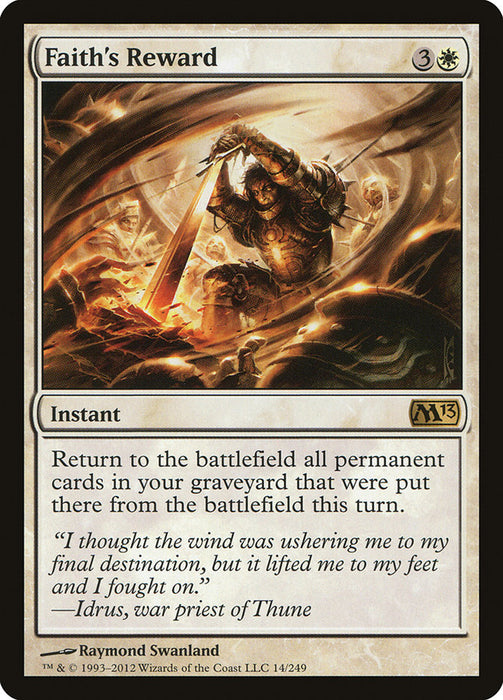 Faith's Reward  (Foil)