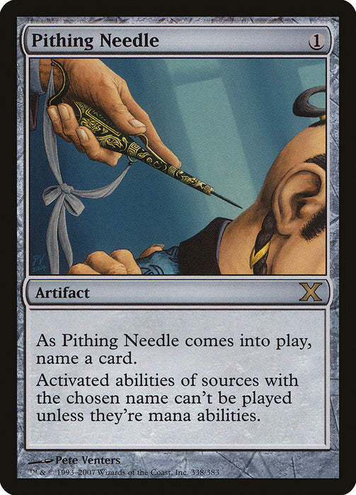 Pithing Needle  (Foil)