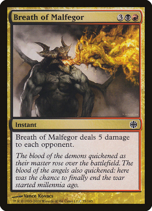 Breath of Malfegor  (Foil)