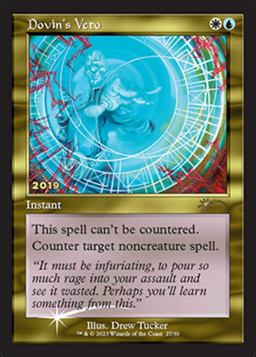 Dovin's Veto - Retro Frame (Foil)