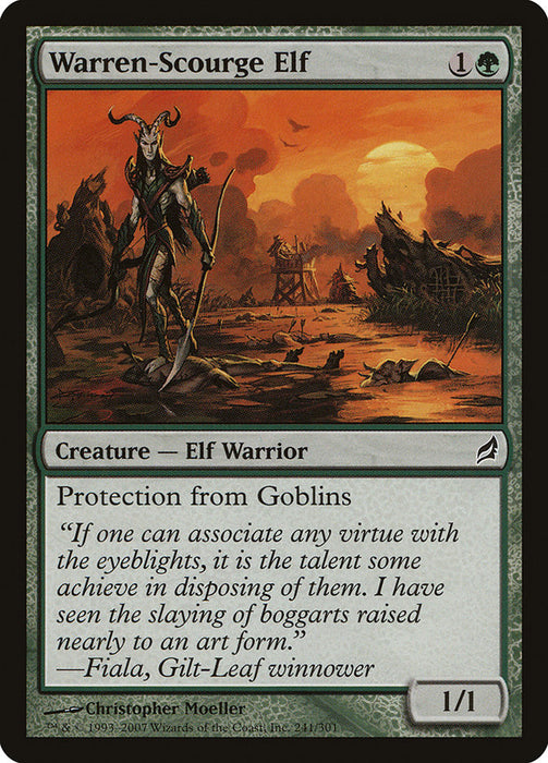 Warren-Scourge Elf  (Foil)