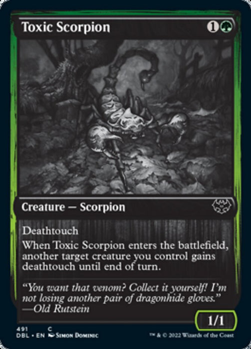 Toxic Scorpion  - Inverted (Foil)