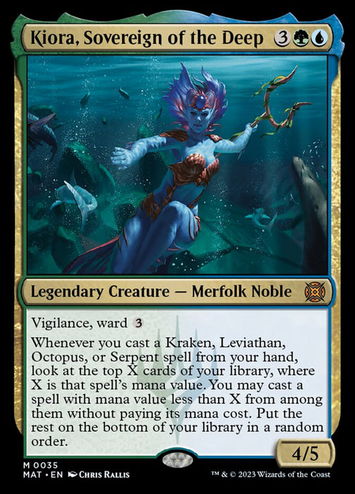 Kiora, Sovereign of the Deep - Legendary (Foil)
