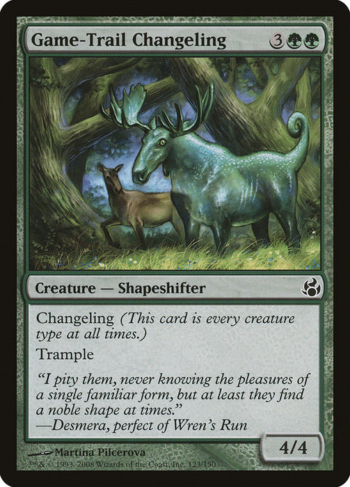 Game-Trail Changeling  (Foil)